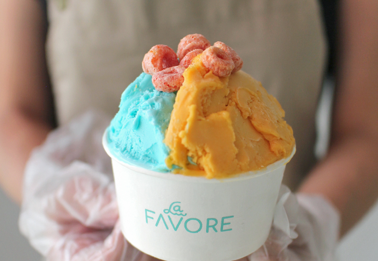 La Favore menyajikan gelato sehat dengan sedikit gula dan lemak